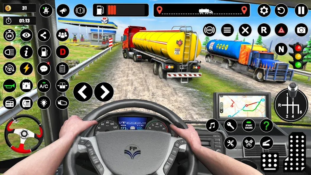 Oil Truck Games: Driving Games  [МОД Menu] Screenshot 4