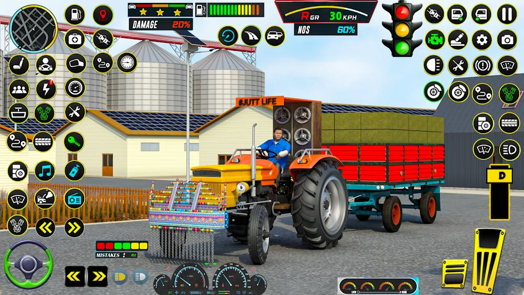 Farming Tractor Game Simulator (Фарминг Трактор Игра Симулятор)  [МОД Бесконечные монеты] Screenshot 3