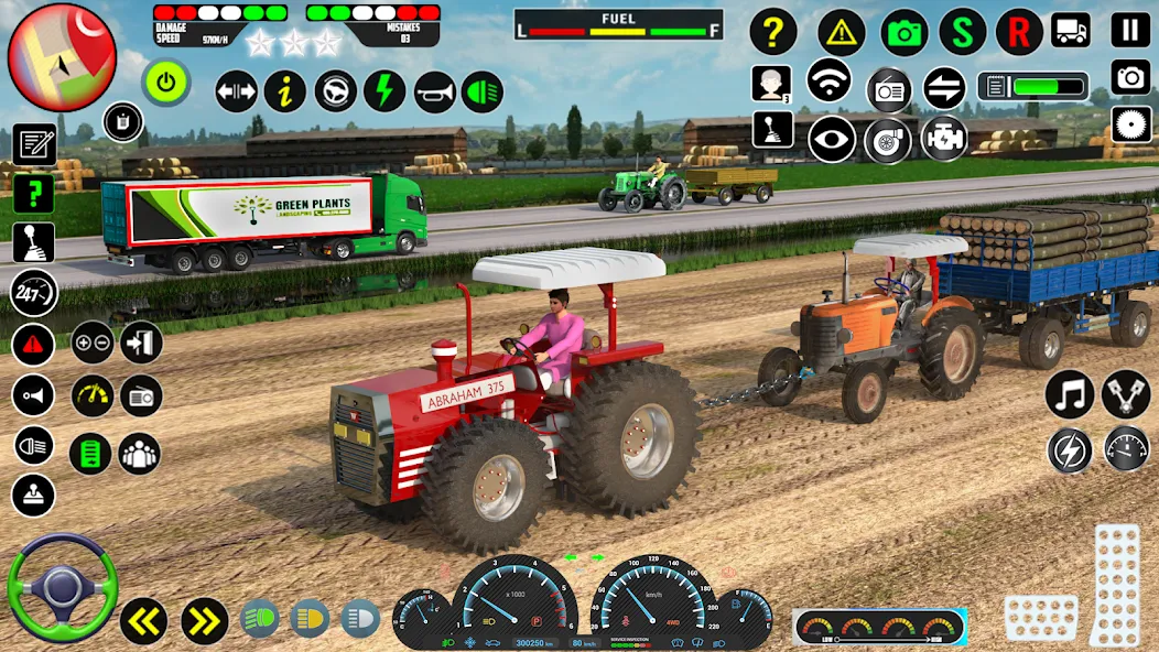 Farming Tractor Game Simulator (Фарминг Трактор Игра Симулятор)  [МОД Бесконечные монеты] Screenshot 4