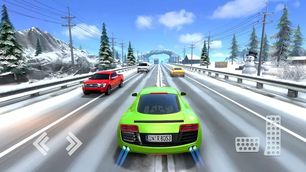 Real Highway Car Racing Games  [МОД Unlimited Money] Screenshot 3