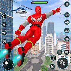 Взлом Rope Hero Spider Fighting Game  [МОД Бесконечные монеты] - стабильная версия apk на Андроид