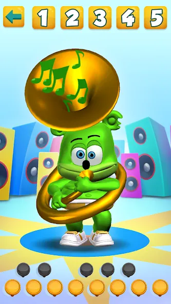 Talking Gummy Bear Kids Games  [МОД Unlimited Money] Screenshot 4