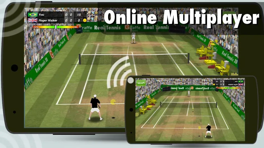 Tennis Champion 3D - Online Sp  [МОД Много денег] Screenshot 2