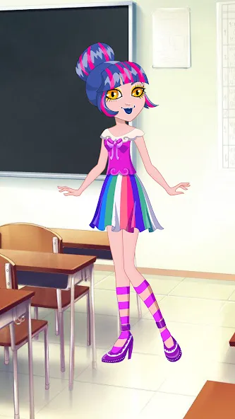 Pony College Student Dress Up (Пони Студент Колледжа Одеваются)  [МОД Unlimited Money] Screenshot 3