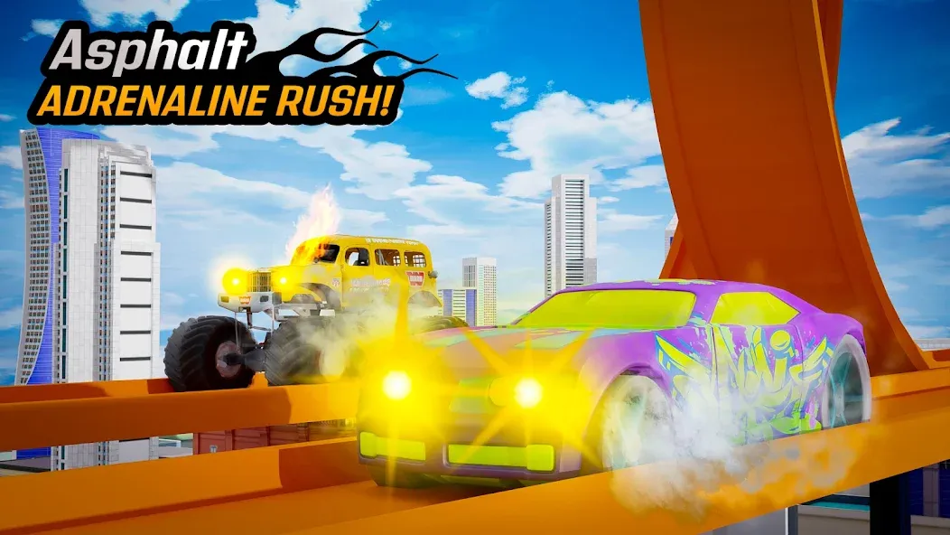 Nano Monster Truck Jam Game  [МОД Все открыто] Screenshot 3