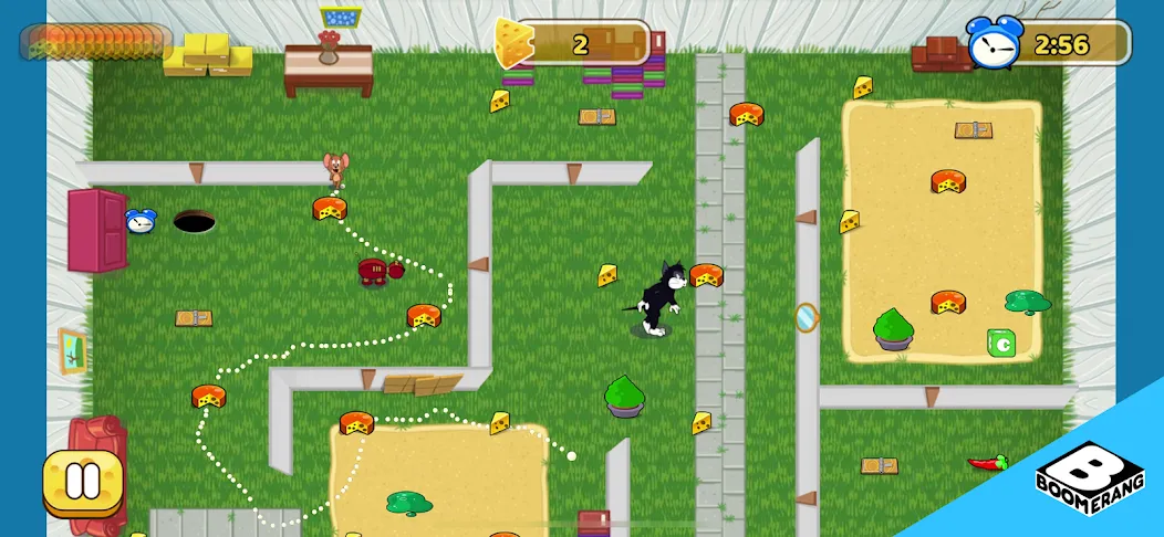 Tom & Jerry: Mouse Maze  [МОД Бесконечные монеты] Screenshot 2