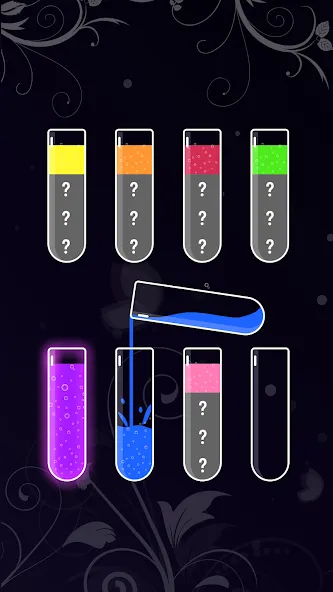 Water Sort - Color Puzzle Game (Уотер Сорт)  [МОД Unlocked] Screenshot 4