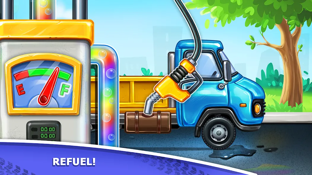 Kids truck games Build a house  [МОД Бесконечные деньги] Screenshot 3