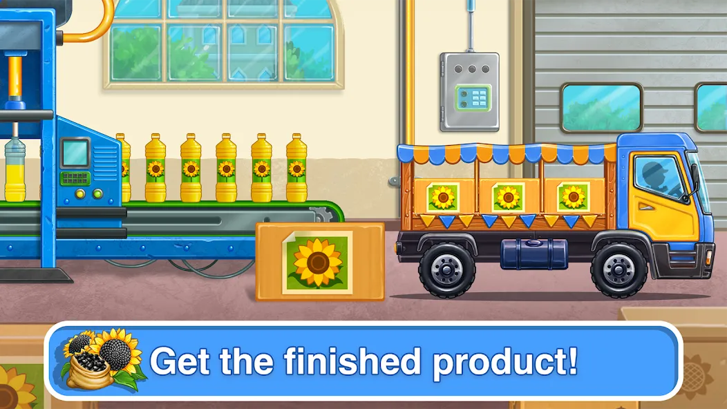 Tractor, car: kids farm games  [МОД Бесконечные деньги] Screenshot 4