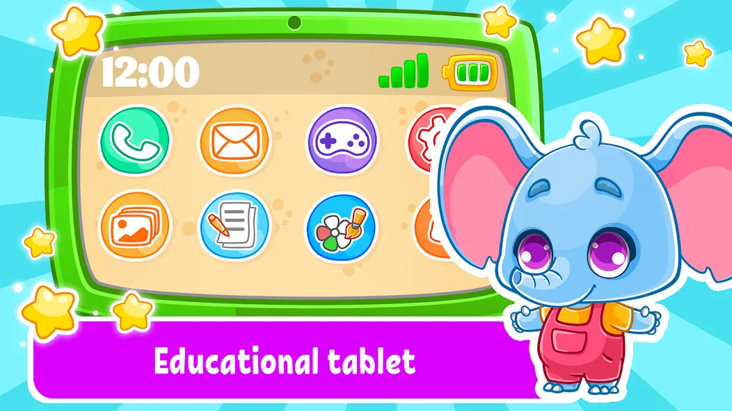 Babyphone & tablet: baby games  [МОД Unlocked] Screenshot 1