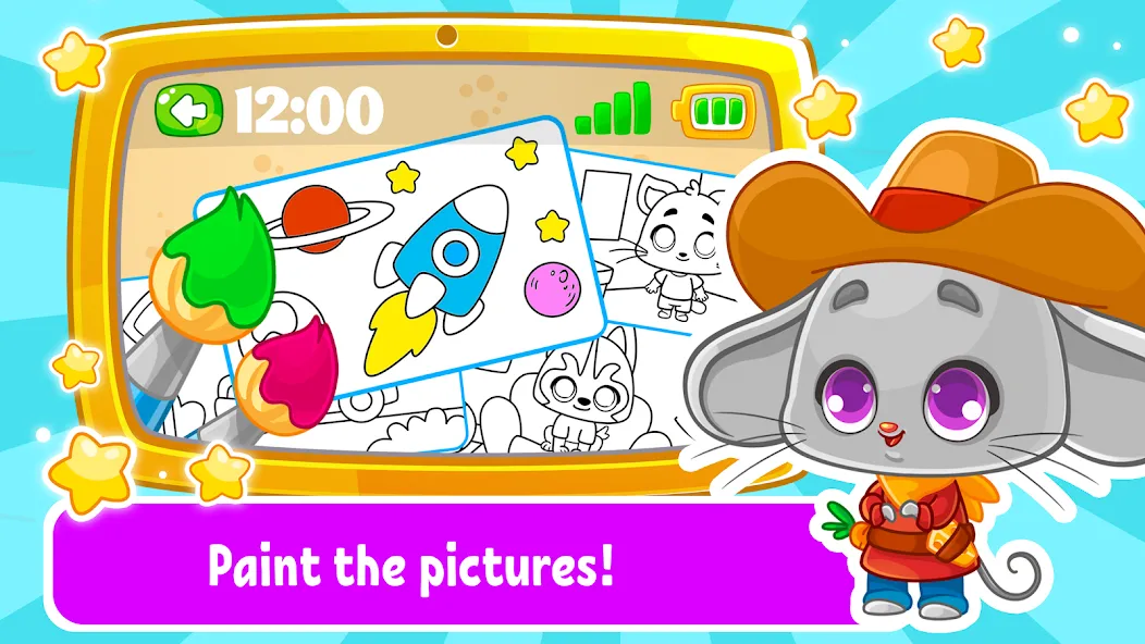 Babyphone & tablet: baby games  [МОД Unlocked] Screenshot 3