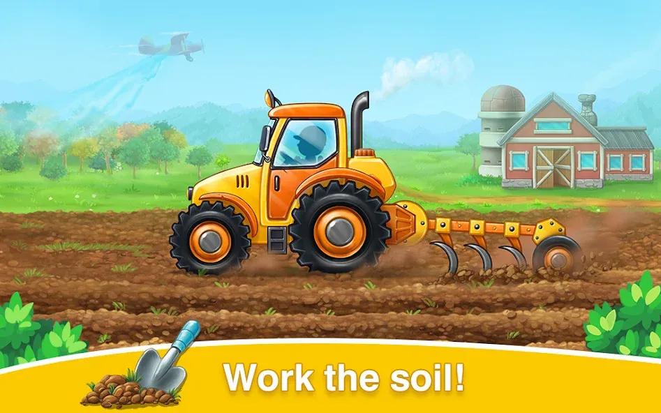 Farm land & Harvest Kids Games  [МОД Mega Pack] Screenshot 2