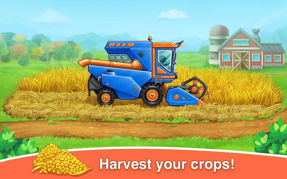 Farm land & Harvest Kids Games  [МОД Mega Pack] Screenshot 4