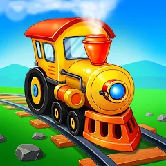 Скачать взломанную Train Games for Kids: station  [МОД Меню] - последняя версия apk на Андроид