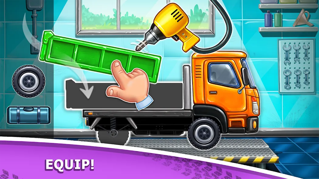 Truck games - build a house  [МОД Unlimited Money] Screenshot 1