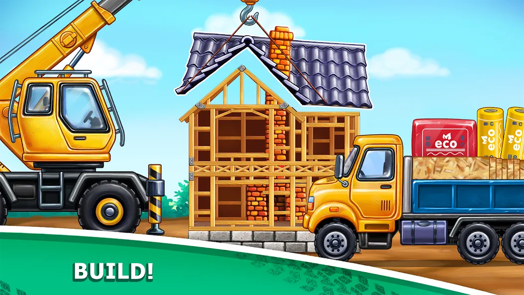 Truck games - build a house  [МОД Unlimited Money] Screenshot 4