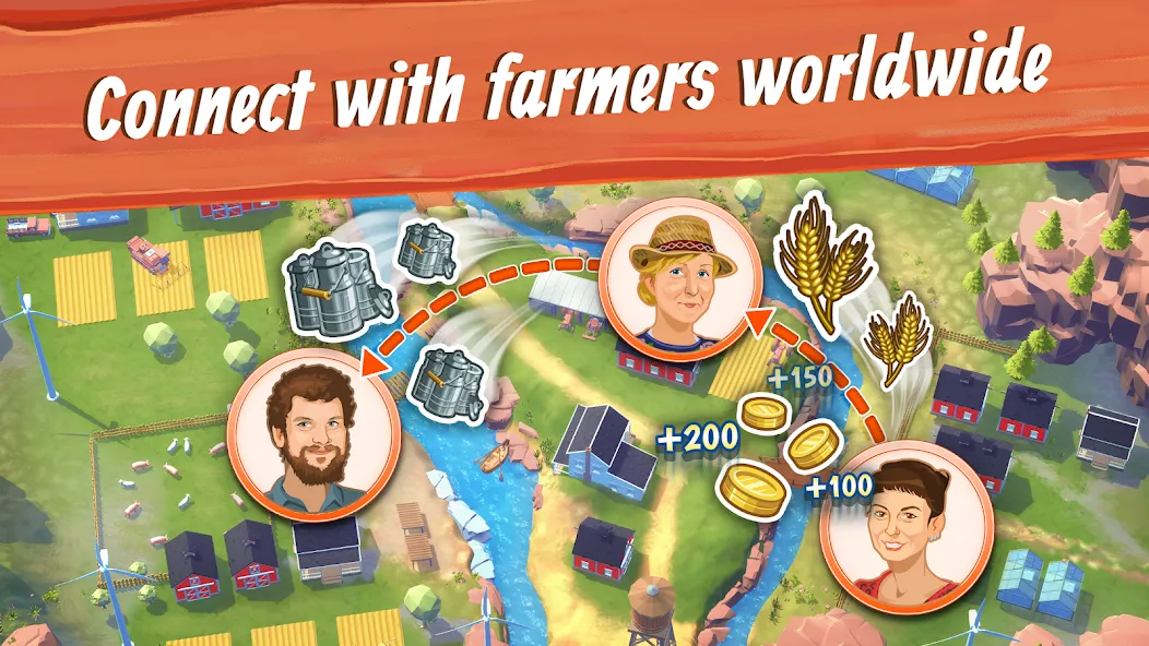 Big Farm: Mobile Harvest (Биг Фарм)  [МОД Много монет] Screenshot 5