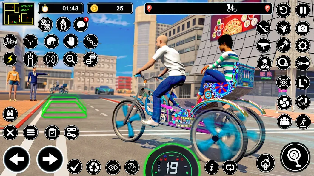 BMX Cycle Games 3D Cycle Race (игры на велосипеде 3D гонка)  [МОД Mega Pack] Screenshot 4