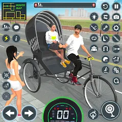 Скачать взлом BMX Cycle Games 3D Cycle Race (игры на велосипеде 3D гонка)  [МОД Mega Pack] - последняя версия apk на Андроид