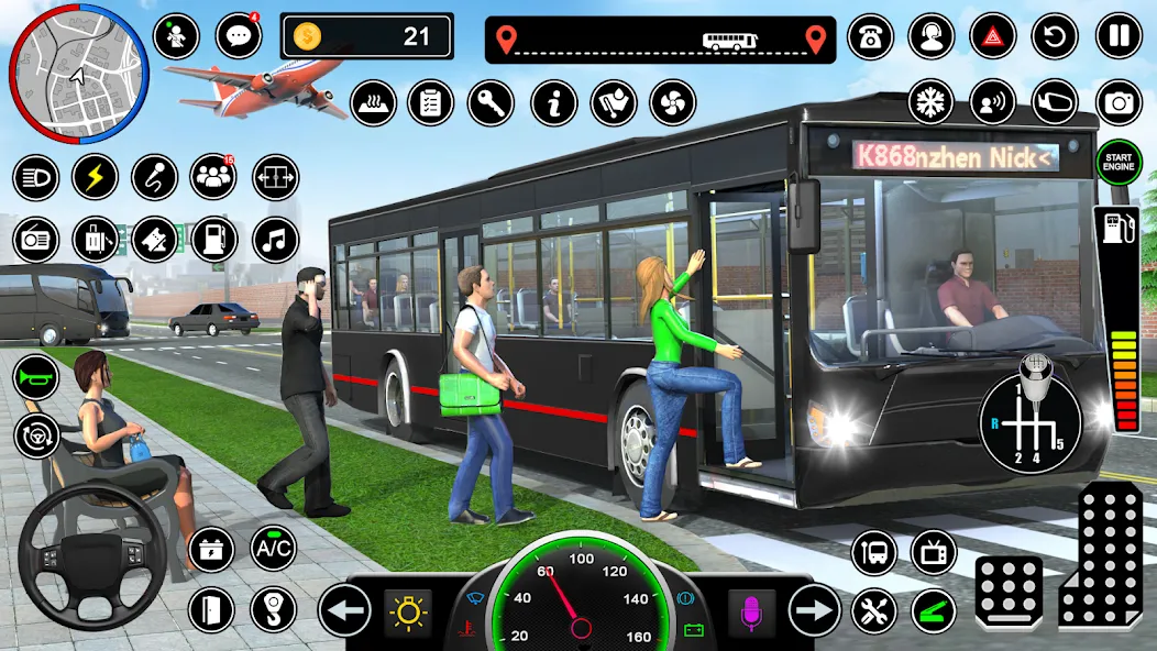 Bus Simulator - Driving Games  [МОД Menu] Screenshot 2