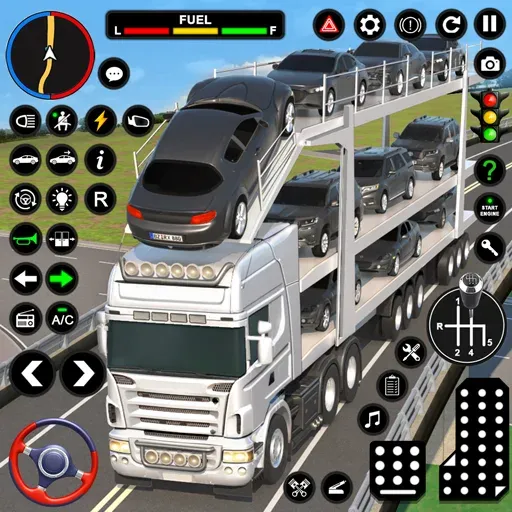 Car Transport - Truck Games 3D  [МОД Много монет] Screenshot 1