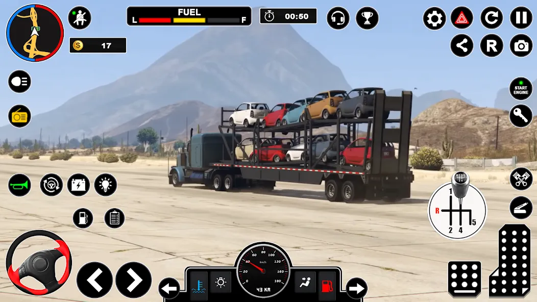 Car Transport - Truck Games 3D  [МОД Много монет] Screenshot 2