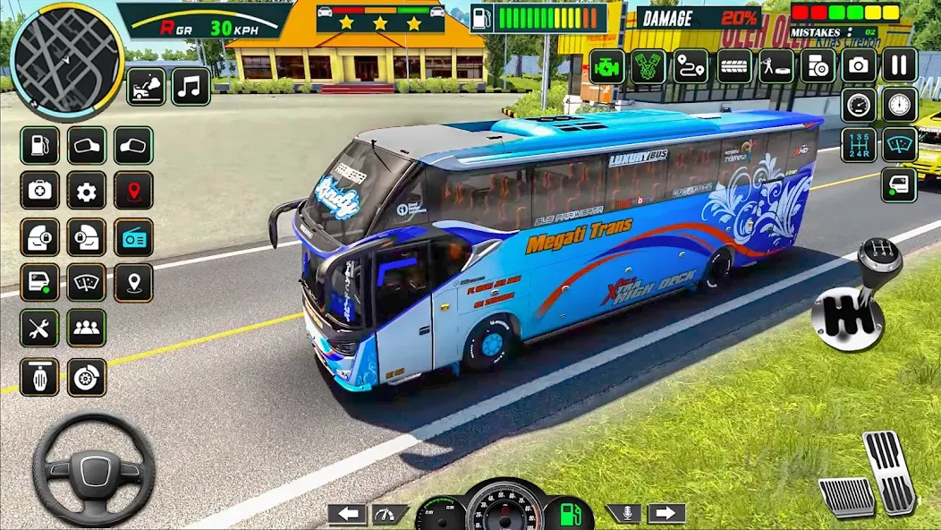 Public Coach Bus Driving Game (Паблик Коуч Бас Драйвинг Гейм)  [МОД Menu] Screenshot 4