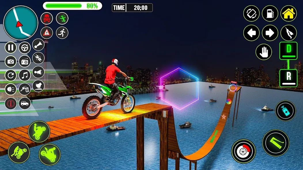 GT Bike Racing Game Moto Stunt (ДжиТи Байк Рейсинг Гейм Мото Стант)  [МОД Unlocked] Screenshot 4