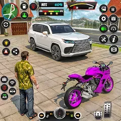 Скачать взлом GT Bike Racing Game Moto Stunt (ДжиТи Байк Рейсинг Гейм Мото Стант)  [МОД Unlocked] - стабильная версия apk на Андроид