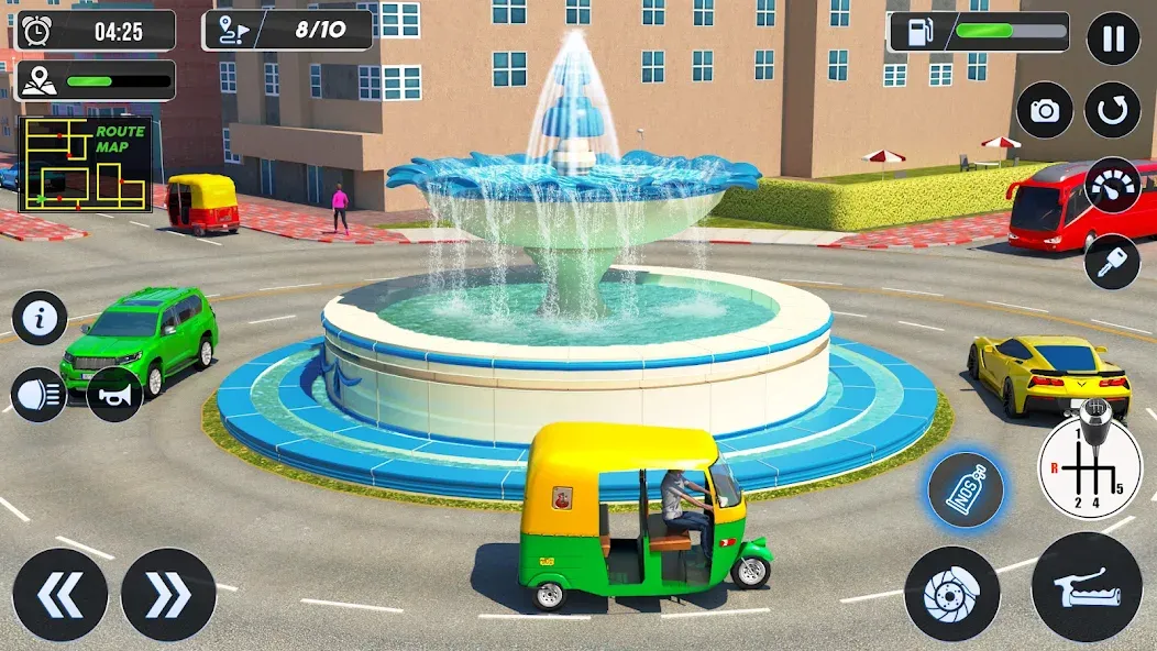 Tuk Tuk Auto Driving Games 3D  [МОД Бесконечные монеты] Screenshot 5