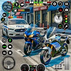 Скачать взлом NYPD Police Car Parking Game  [МОД Много денег] - полная версия apk на Андроид