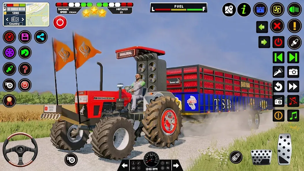 Tractor Driving - Tractor Game  [МОД Много монет] Screenshot 1