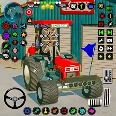 Взломанная Tractor Driving - Tractor Game  [МОД Много монет] - последняя версия apk на Андроид