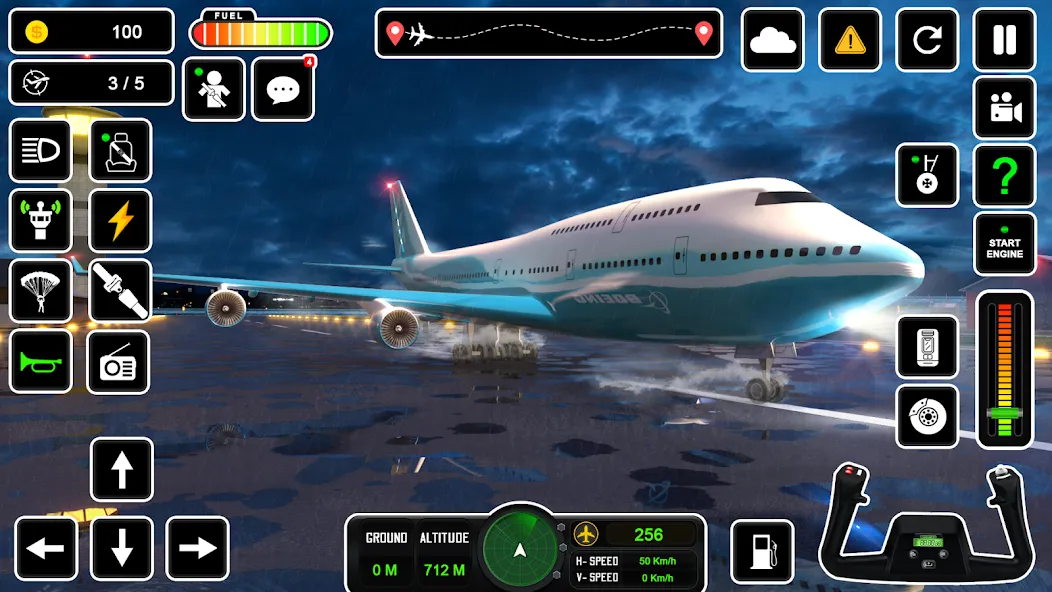 Pilot Simulator: Airplane Game  [МОД Бесконечные деньги] Screenshot 3