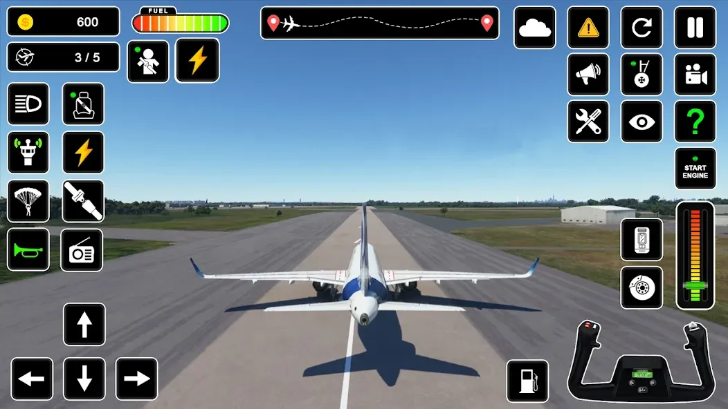 Pilot Simulator: Airplane Game  [МОД Бесконечные деньги] Screenshot 5