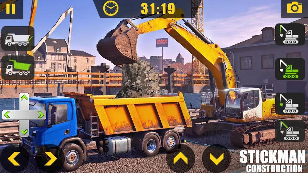 Builder City Construction Game (ткман Городское Строительство)  [МОД Menu] Screenshot 5