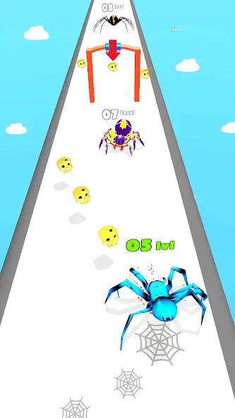 Insect Run - Spider Evolution (Инсект Эволюшн Ран)  [МОД Бесконечные деньги] Screenshot 3