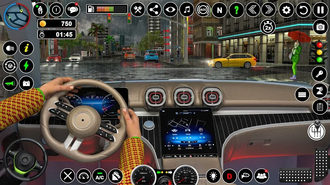Russian Taxi Driving Simulator  [МОД Unlocked] Screenshot 1