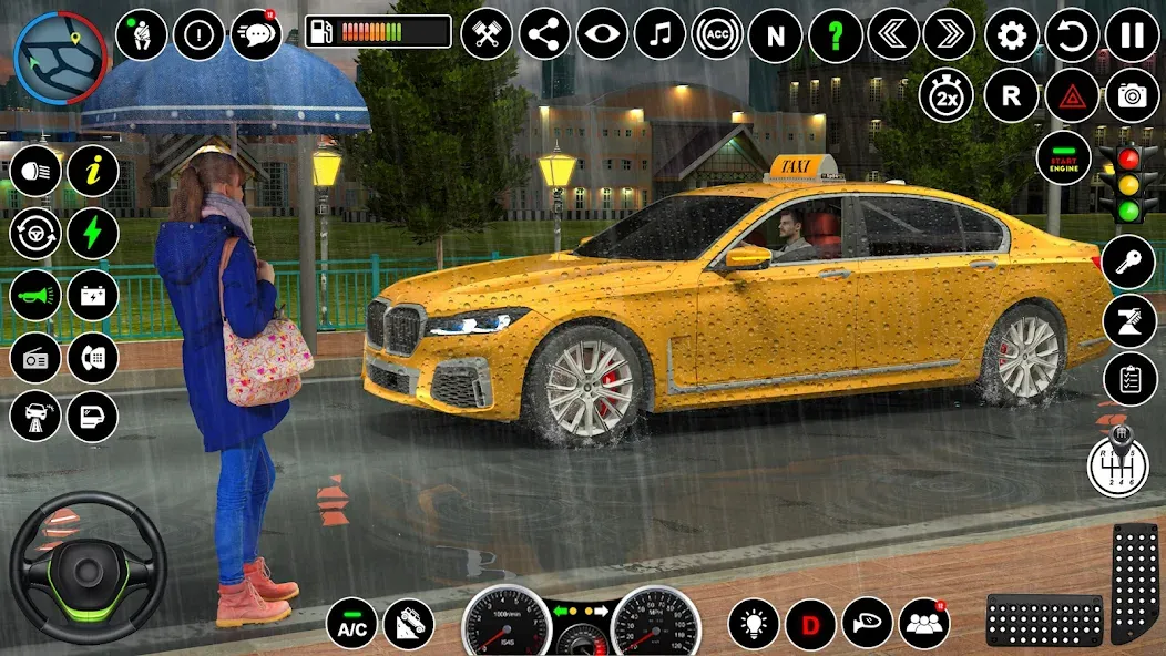 Russian Taxi Driving Simulator  [МОД Unlocked] Screenshot 3