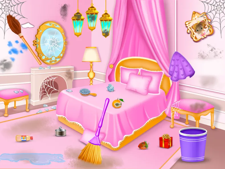 Princess house cleaning advent  [МОД Все открыто] Screenshot 4