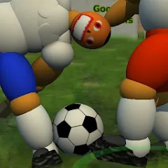 Взломанная Goofball Goals Soccer Game 3D (Гуфбол Голз Соккер Гейм 3Д)  [МОД Unlimited Money] - стабильная версия apk на Андроид