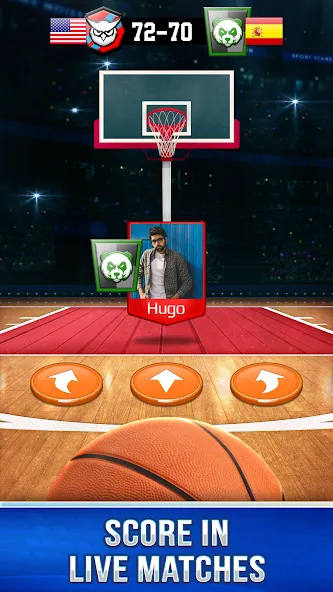 Basketball Rivals: Sports Game (Баскетбол Ривалс)  [МОД Mega Pack] Screenshot 1