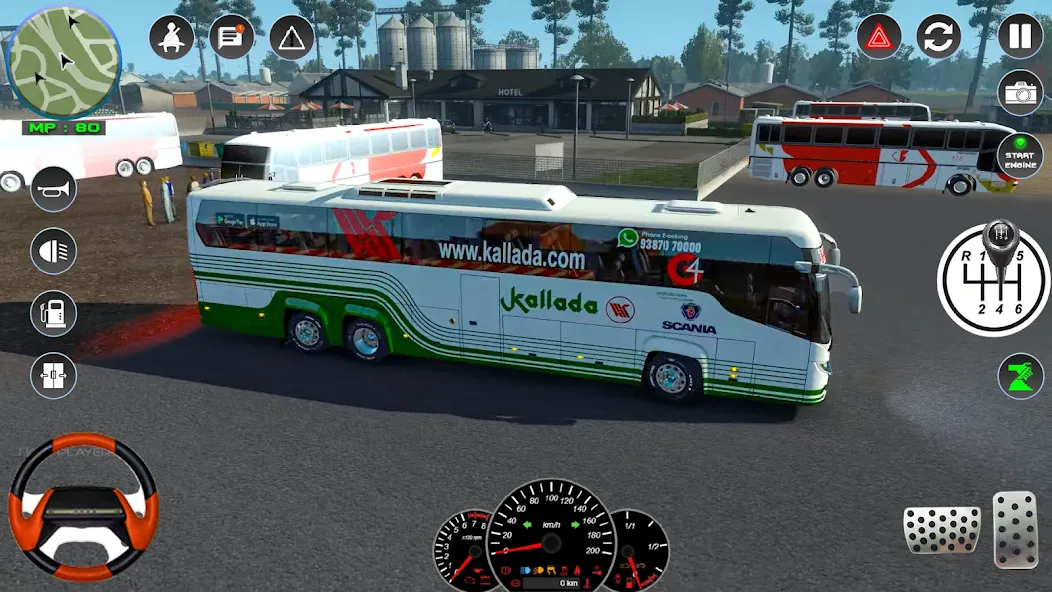 Bus Simulator 2023 - City Bus  [МОД Бесконечные монеты] Screenshot 5