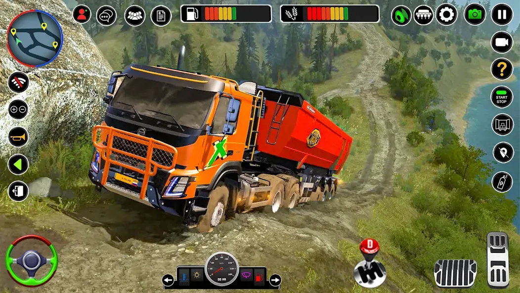 Offroad Mud Truck Simulator 3D  [МОД Меню] Screenshot 3