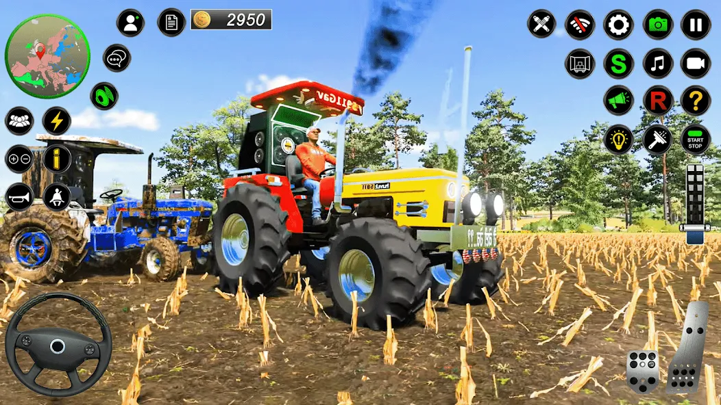 Real Farmer Tractor Drive Game (Фармер Трактор 3Д Фермерские Игры)  [МОД Меню] Screenshot 5