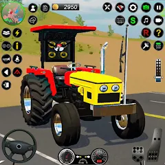 Взломанная Real Farmer Tractor Drive Game (Фармер Трактор 3Д Фермерские Игры)  [МОД Меню] - стабильная версия apk на Андроид