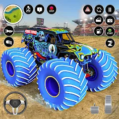 Взлом Extreme Monster Truck Game 3D (Монстр Трак Экстремальные Игры)  [МОД Много монет] - последняя версия apk на Андроид