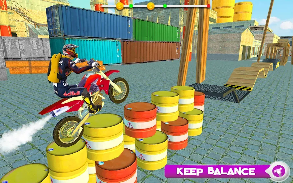 Motor Bike Stunt Racing Games (Мотор Байк Стант Гонки Игры)  [МОД Все открыто] Screenshot 4