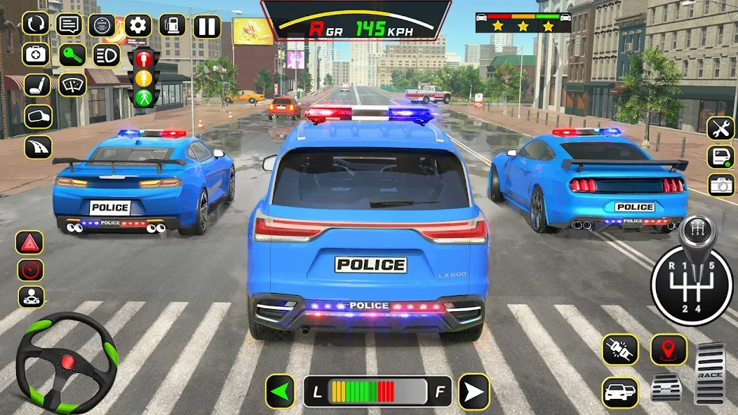 Police Car Driving School Game (Полицейская школа вождения автомобилей)  [МОД Unlocked] Screenshot 4