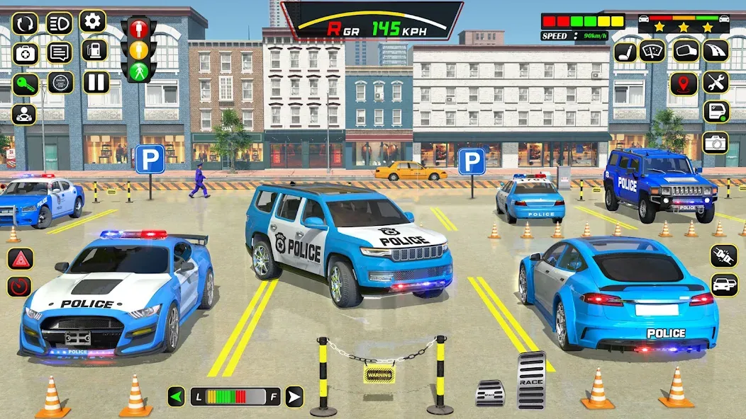 Police Car Driving School Game (Полицейская школа вождения автомобилей)  [МОД Unlocked] Screenshot 5